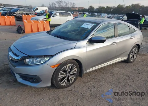 2017 Honda Civic Ex-T from USA, damaged, VIN 19XFC1F37HE019835